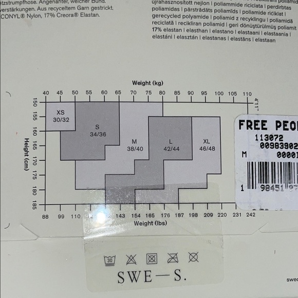 FREE PEOPLE X SWEDISH STOCKINGS Lykke net tights - Picture 7 of 7